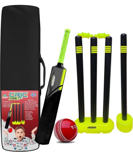 Jaspo Cric-Addict Kids Indoor Cricket Kit (4+ Years)