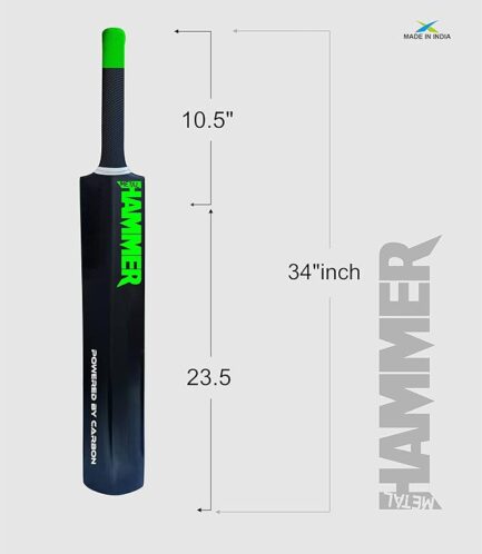 Jaspo Hammer Indoor Cricket Bat - Image 2